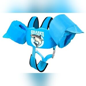 New Kids Shark Swim Vest Life Jacket
